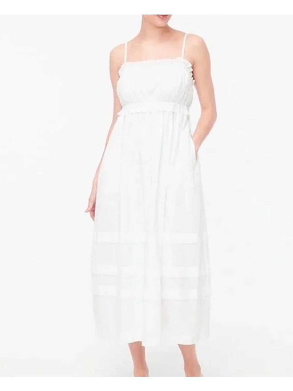 J. Crew Factory ruffle trim sundress